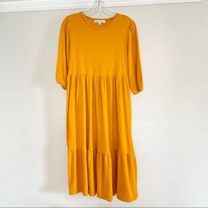 Mustard Yellow Dress by Velvet Torch